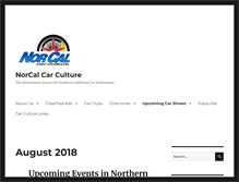 Tablet Screenshot of norcalcarculture.com